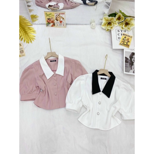 ÁO KIỂU THIẾT KẾ FORM NGẮN