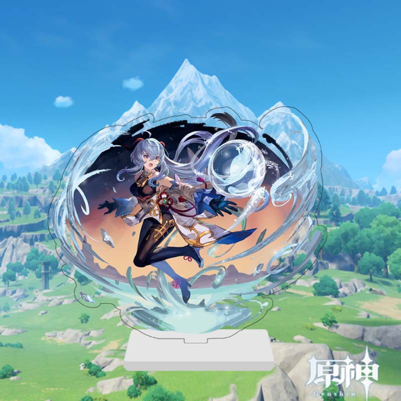Mô hình Standee nhân vật GANYU Genshin Impact game chibi tượng mica trang trí