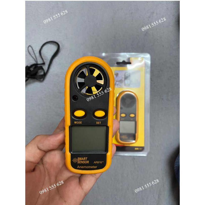 Máy đo tốc độ gió chính hãng Smart Sensor Model Ar816+