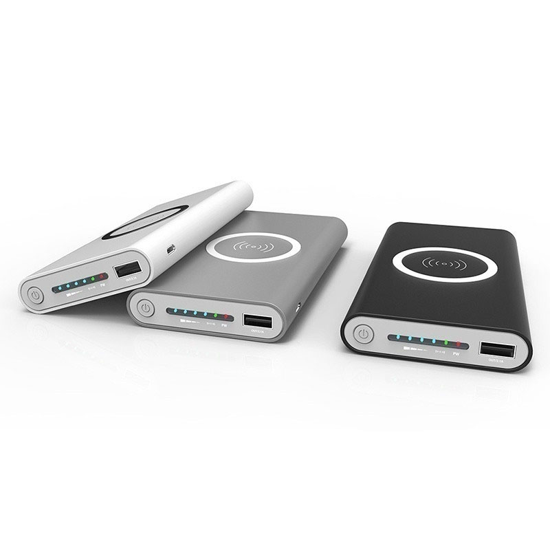 Power bank Pin dự phòng 30000mAh QC 3.0 nguyên bản 100% dung lượng đầy đủ sạc không dây sạc nhanh di động pin siêu mỏng