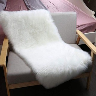 Thảm Lông Chụp Ảnh Trắng Hình Chữ Nhật Size 30x50 Lên Hình Siêu Hot