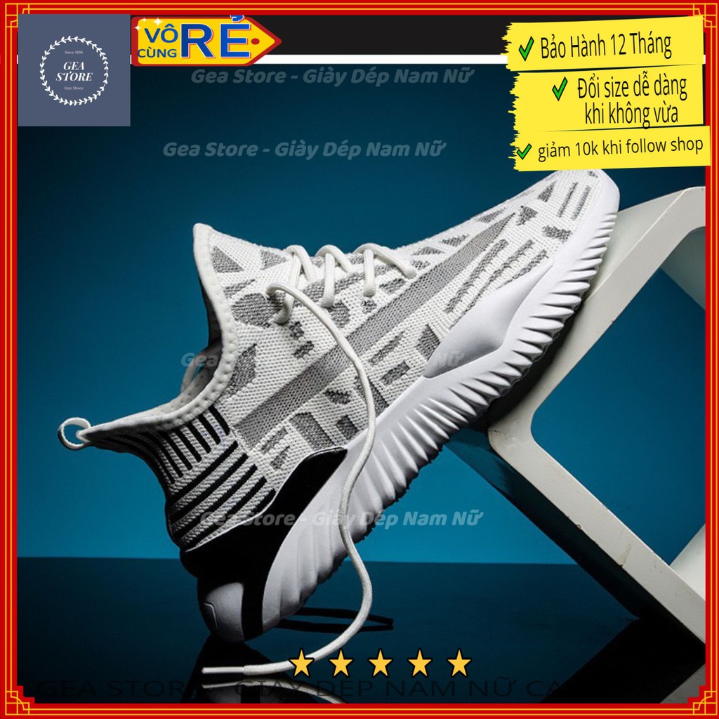 Giày sneaker nam lưới cam đen gea, giày tập gym thể thao sport đẹp cao cấp trẻ trung phong cách hàn quốc - Mã GEATT03 | BigBuy360 - bigbuy360.vn