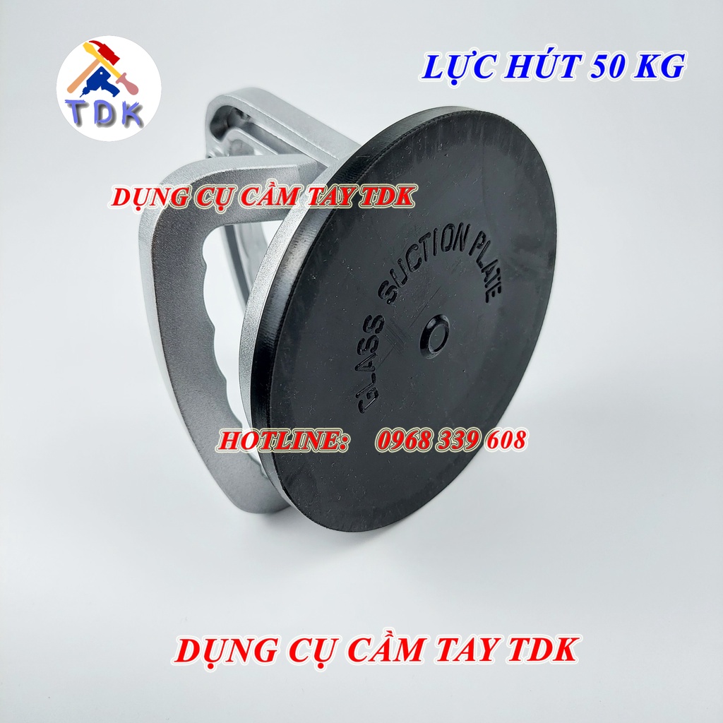 Tay hít gạch, hút kính cầm tay chuyên dụng loại 1 chấu L0072-1 CMART (Lực hút 50kg)