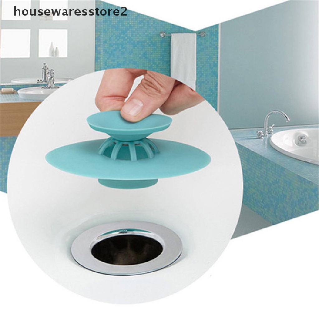 2 Dụng Cụ Chặn Tóc / Tóc / Rác Bồn Rửa Tay Đa Năng Cho Nhà Tắm