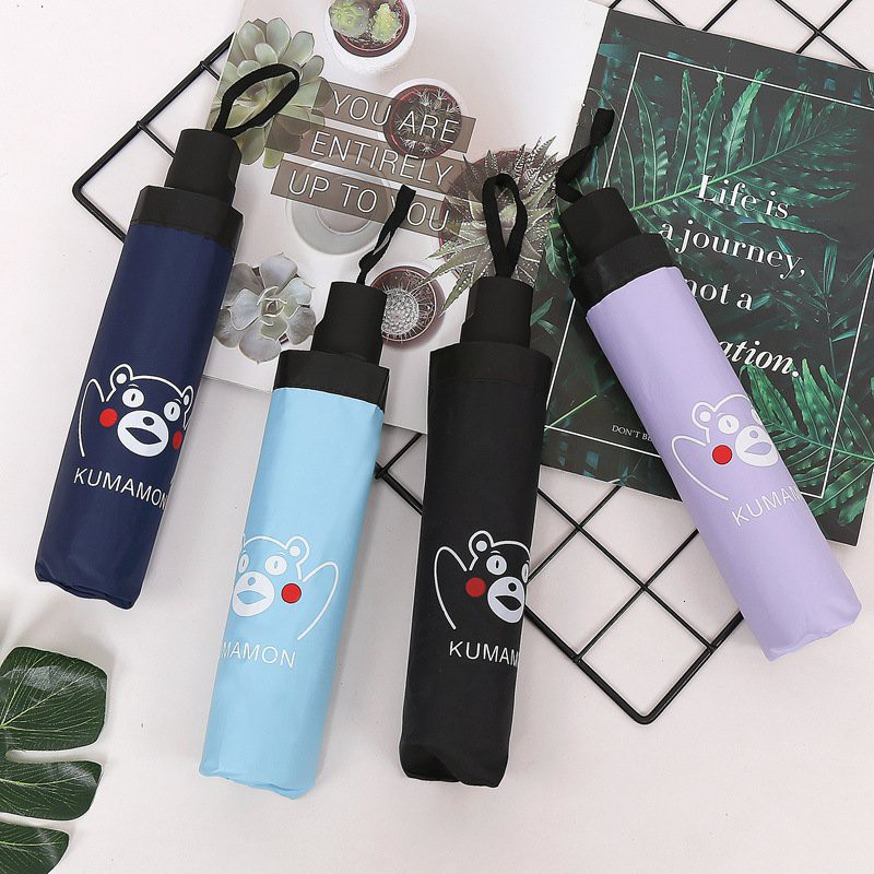 [siêu rẻ] Ô Dù Gấp Gọn Chống Tia UV Ô Dù Che Mưa Đi Nắng Tiện Lợi Họa Tiết Đáng Yêu