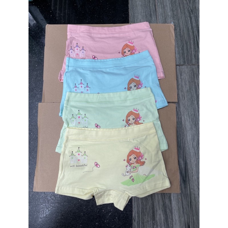 Quần chip đùi 1set 4cái 4màu mã QR043