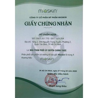 🍁 XỊT DƯỠNG MIOSKIN (TẶNG 2 NẠ NHAU THAI CỪU)