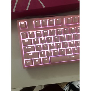 Bàn Phím Cơ E-DRA EK387 Pink Huano Switch - EK387 Màu hồng cực kute - Hàng chính hãng BH 2 năm