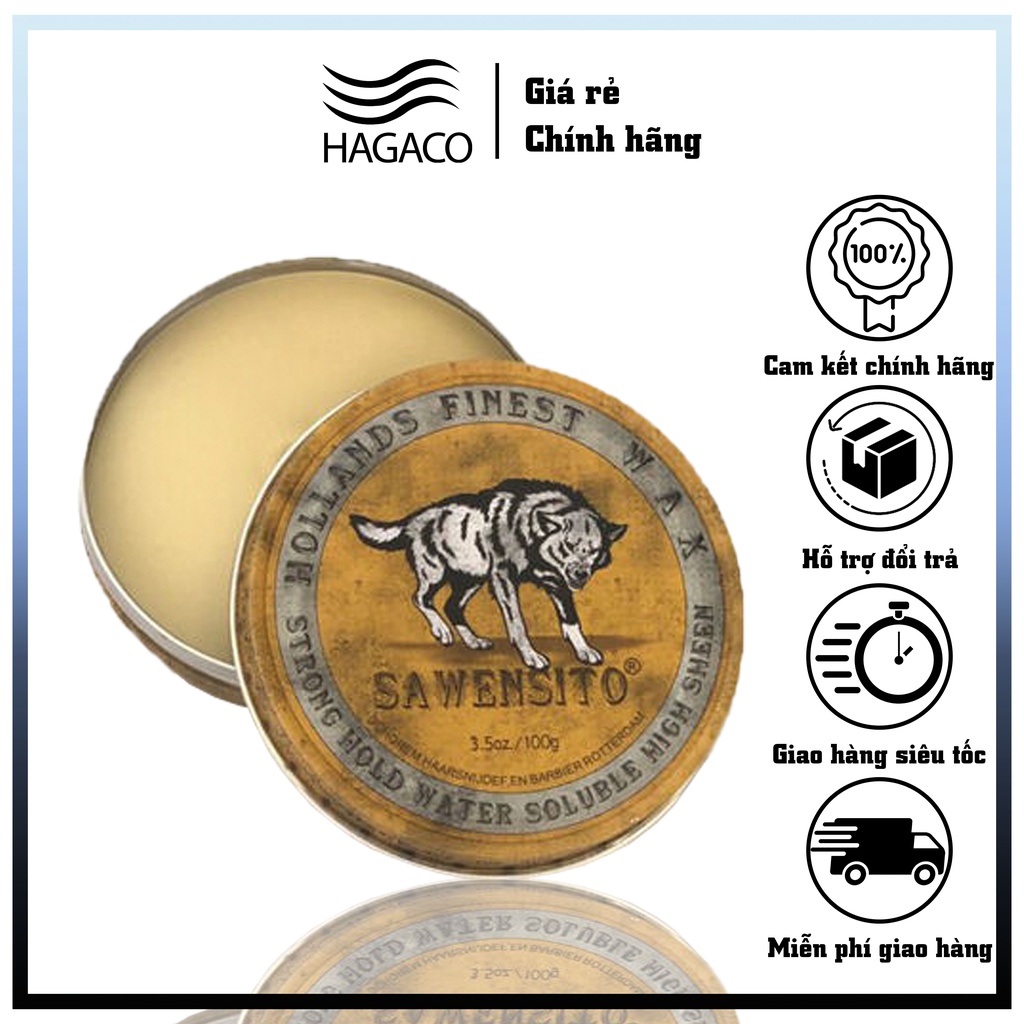Sáp vuốt tóc SAWENSITO SÓI VÀNG tạo kiểu tóc giữ nếp tốt MN41