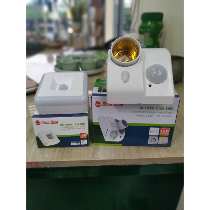 Đui đèn cảm biến Rạng Đông cao cấp siêu nhạy