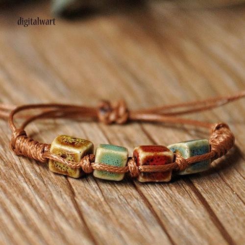 Vòng tay đan hạt cườm phong cách cổ điển thanh lịch - phong cách boho vintage