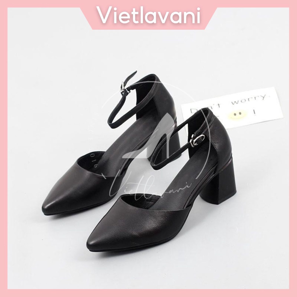 Giày cao gót LNC4đai BIG SIZE nữ 40 - 43 mũi nhọn sành điệu