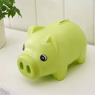 Hộp Đựng Tiền Tiết Kiệm Tiền Xu & Tiền Mặt Vui Vẻ Hình con heo nhiều màu