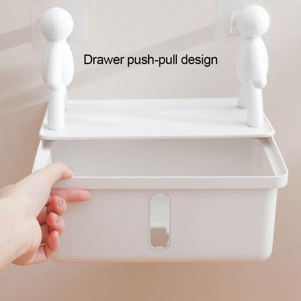 YOLA Giá Đỡ Cuộn Giấy Vệ Sinh Gắn Tường Không Cần Đục Lỗ