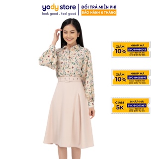Áo sơ mi YODY dài tay, kiểu dáng thanh lịch, công sở - SMN3508