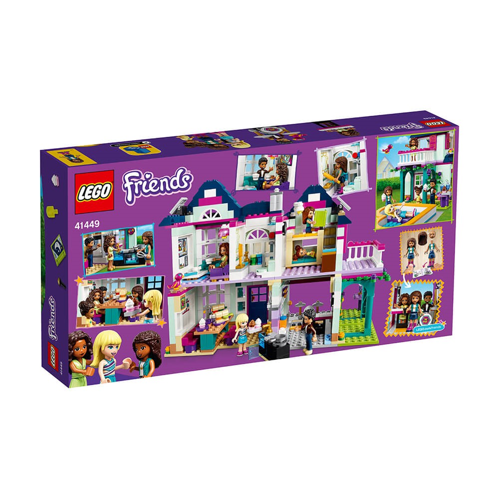 LEGO FRIENDS 41449 Biệt Thự Gia Đình Của Andrea ( 802 Chi tiết) Đồ chơi lắp ráp búp bê cho bé gái