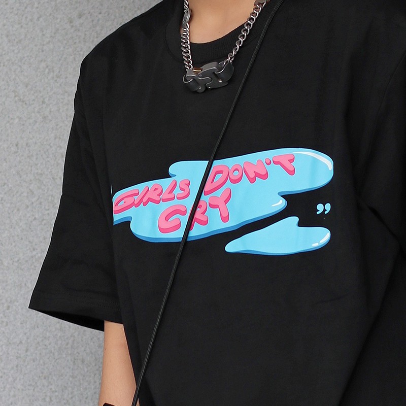 ÁO THUN GIRLS SKU05,FROM RỘNG TAY LỠ ,CHẤT LIÊU DÀY DẶN KHÔNG XÙ LÔNG | BigBuy360 - bigbuy360.vn