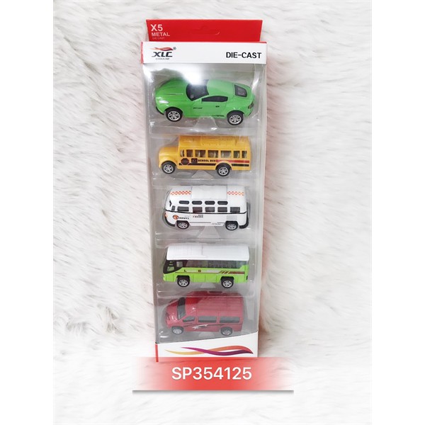 Hộp xe sắt trớn 5C đủ mẫu (xe hơi, xe bus) die-cast, 1210-N4 (Hộp) - SP354125