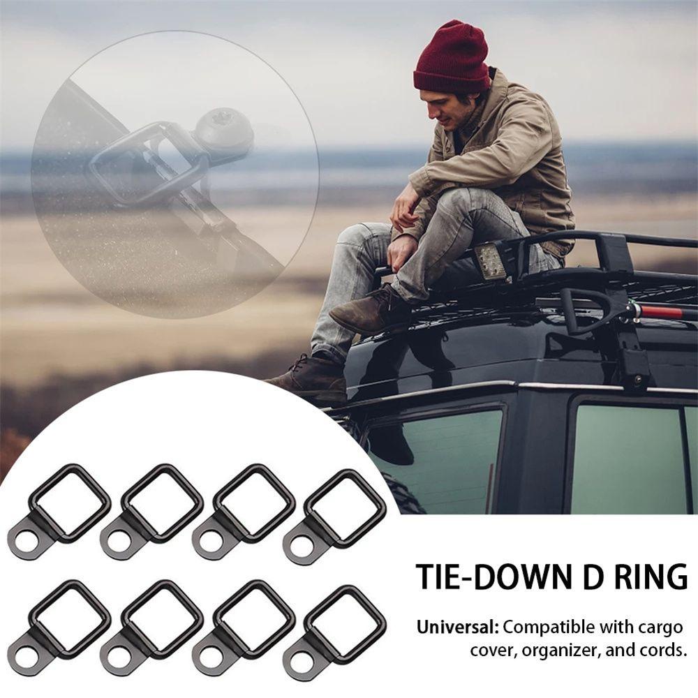 Kẹp Chữ D Màu Đen Chống Rỉ Sét Chịu Được Sức Nặng Cho Jeep Wrangler