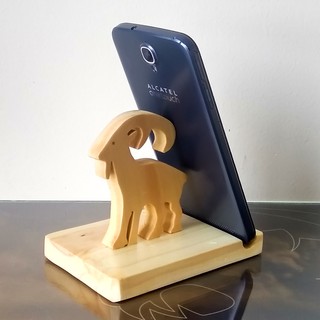 Giá đỡ điện thoại bằng gỗ CON DÊ GDG008