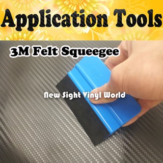 Dụng cụ dán decal, miếng dán màu xanh bọc vải cao cấp Felt Edge