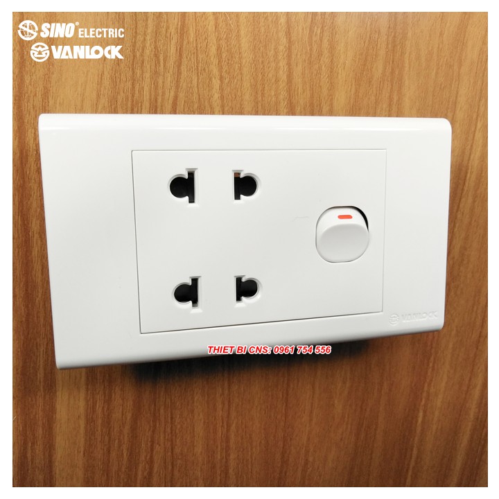 Ổ cắm - Công tắc Vanlock SINO Dòng S18 - Chính hãng