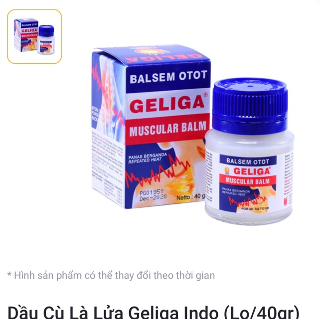 Dầu Cù Là Lửa Geliga