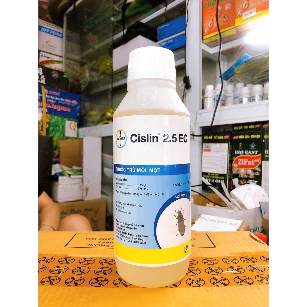 Thuốc diệt và phòng mối,mọt CISLIN 2.5EC - Chai 1 lít