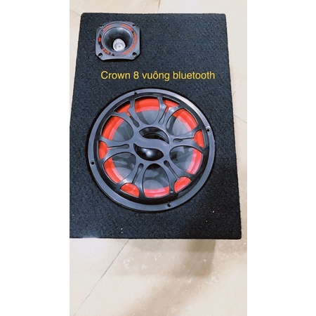 Loa Crown 8 tròn bản Bluetooth.