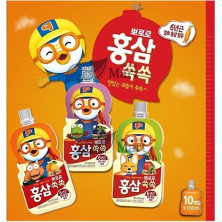 Nước Hồng Sâm PORORO Hàn Quốc CHÍNH HÃNG