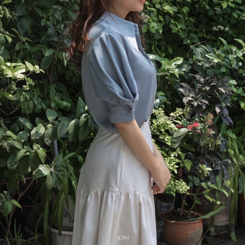Mia Shirt / Áo sơ mi tay phồng