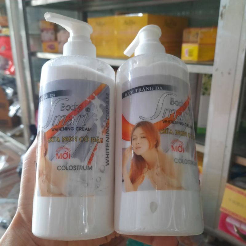 Kem dưỡng trắng da toàn thân body smart.
