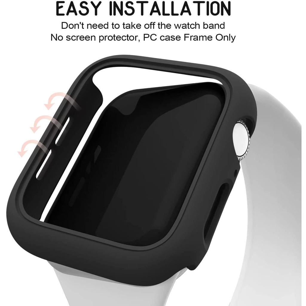Ốp Bảo Vệ Máy Tính Bảng Bằng PC Cứng Siêu Nhẹ 45mm 41mm 44mm 40mm 42mm 38mm Cho Apple Watch Series 8 / 7 / SE / 6 / 5 / 4 / 3 / 2 / 1