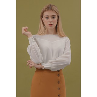 Áo Blouse Tay Dài Lilya 01TOP2073
