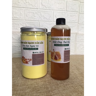 Combo 2 lít mật ong + 1kg tinh bột nghệ