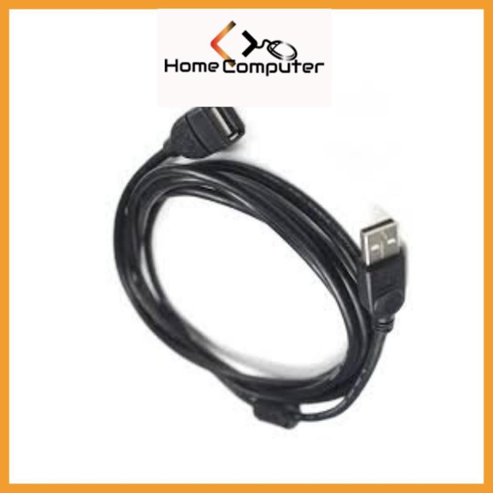 Dây Nối Dài Usb, Cáp Nối Dài USB 2.0 Dài 1.5m, 3m, 5m Đen chống nhiễu hàng chất lượng - Home.mall