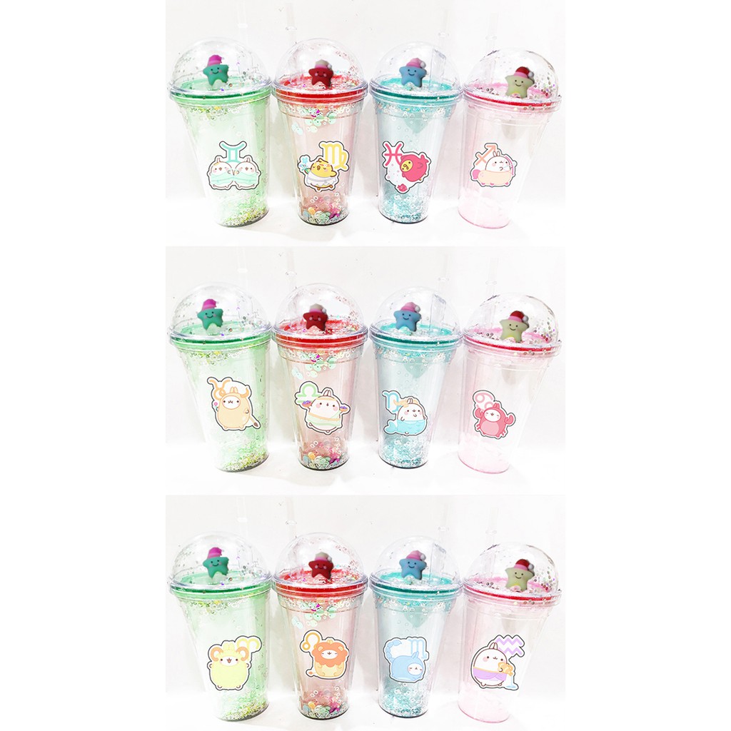 cốc 2 lớp 12 cung hoàng đạo CNCKI51 ly giữ nhiệt cốc sứ hamster phoebe cute dễ thương hoạt hình