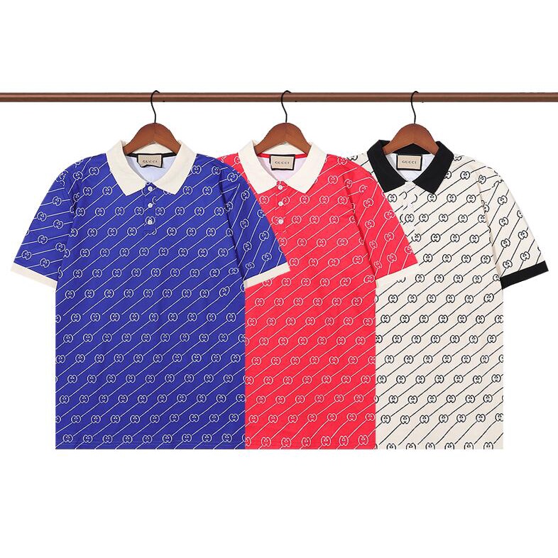 Áo Thun Polo Tay Ngắn Chất Liệu Cotton In Họa Tiết Thời Trang Unisex