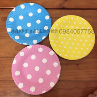 Đĩa giấy chấm bi (1 sét 10 cái)