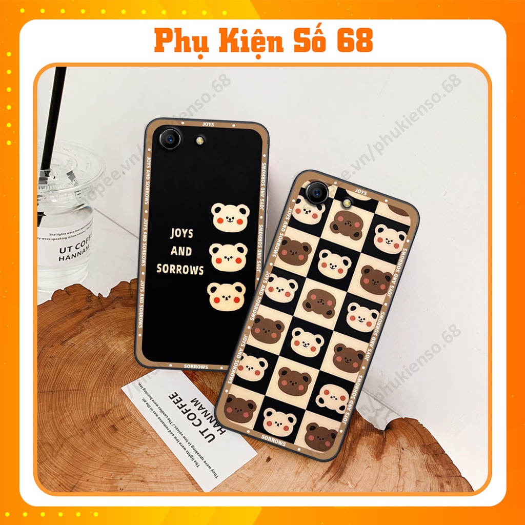 Ốp lưng Oppo F1s / F3 / F3 Lite / F3 Plus hình trái tim black white, gấu bear, hổ tiger dễ thương