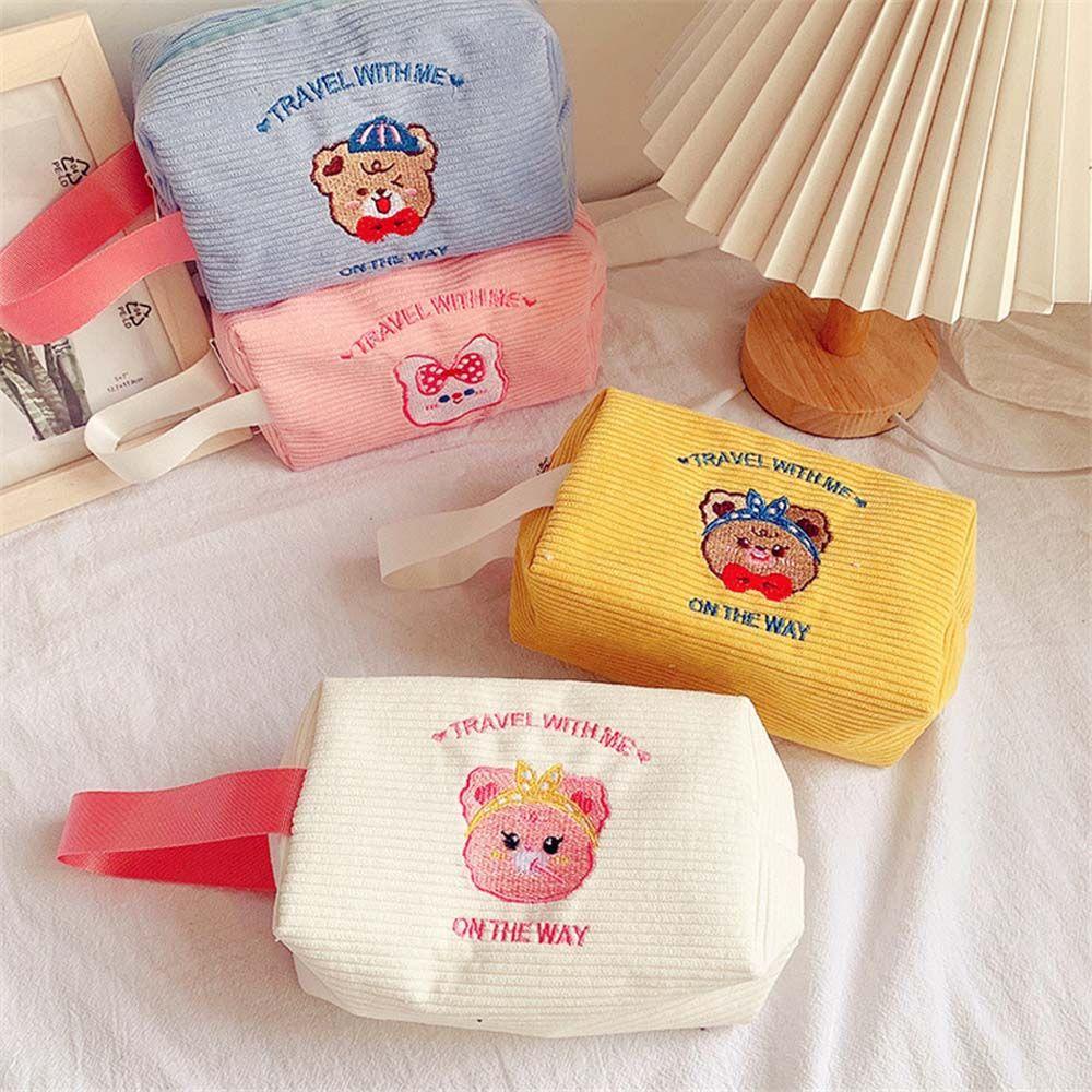 SOMEDAYZL Túi Đựng Mỹ Phẩm Họa Tiết Hoạt Hình Xinh Xắn Dành Cho Bé