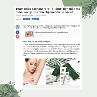 TRIỆT LÔNG NANO GEL