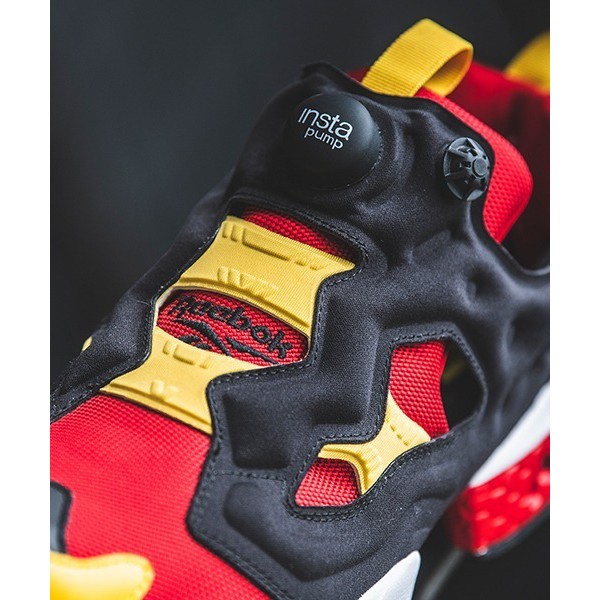 (AUTHENTIC 100%) Giày Sneaker Thể Thao REEBOK INSTAPUMP FURY OG SCARLET YELLOW EH1788 Chính Hãng 100%