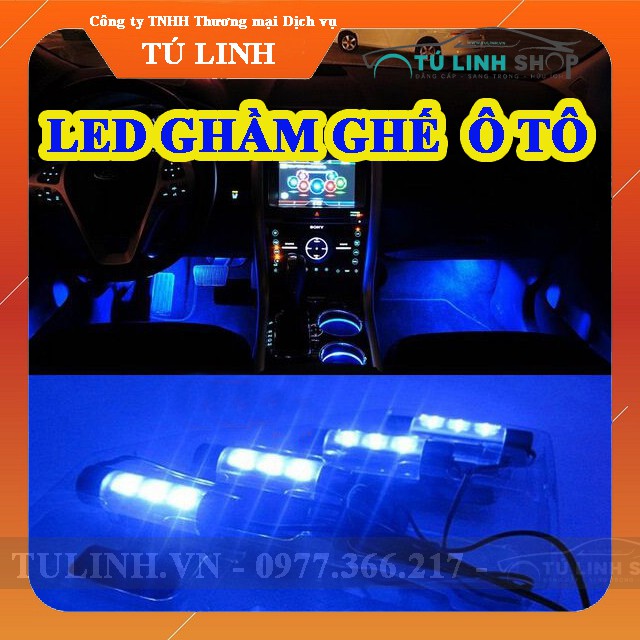 [Mã LIFEAUMAY giảm 10% tối đa 30k đơn 150k] Đèn Led gầm ghế ô tô, xe hơi nhiều mẫu lựa chọn