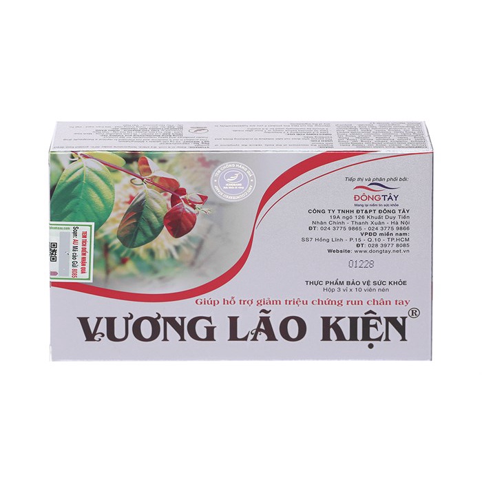 Vương Lão Kiện - Mua 6h tặng 1h bằng tem tích điểm - Giảm run tay run chân ở người cao tuổi