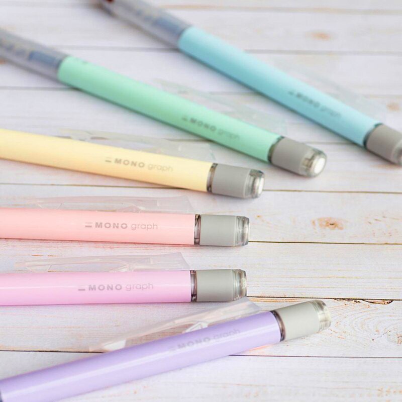 Bút chì bấm Tombow Mono Graph Shaker màu Pastel