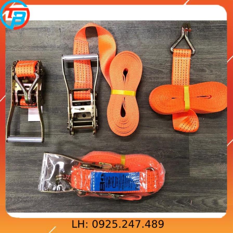 Tăng đơ vải. Dây cảo chằng hàng hóa, pallet bản rộng 5cm - Tải trọng 3 tấn