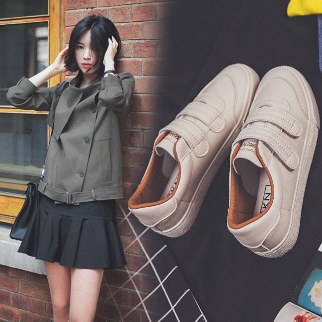 Giày 👟 dán trẻ trung ( hàng quảng châu )