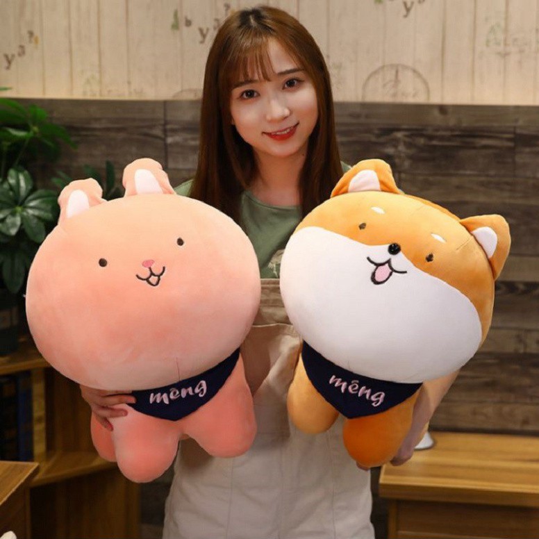 Gấu bông đồ chơi, chó thần tài ngộ nghĩnh, thú bông cao cấp dễ thương - Hàng đúng chất lượng