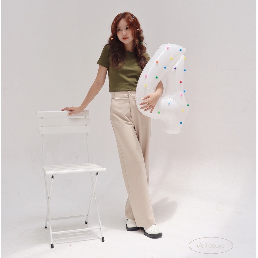 Áo croptop chất borib co giãn tốt freesize - Borib Croptop - by ufo.thebasic